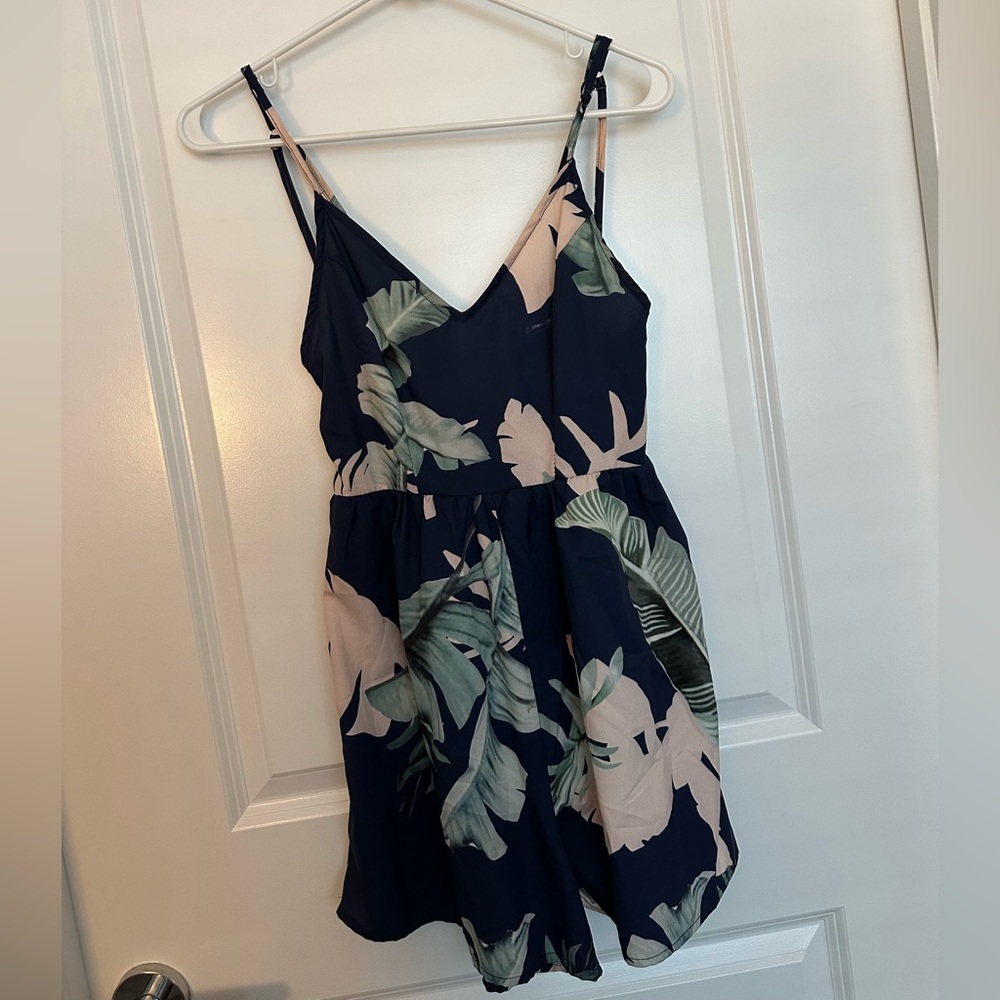Floral romper size S